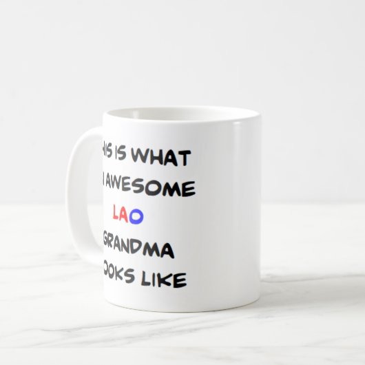 Oma, phantastisch kaffeetasse (Vorderseite Links)