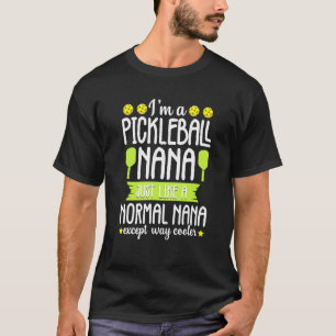 Oma Pickleball Nana Vater Cool Paddle Ball T-Shirt