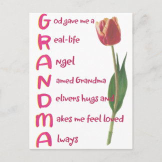 Oma Postkarte