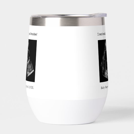 Oma Pregnancy Ankündigung Ultrasound Foto (Links)