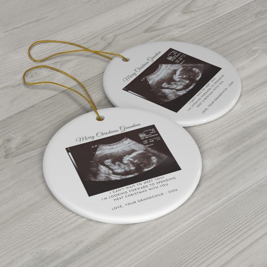 Oma Pregnancy Ankündigung Weihnachten Keepake Keramik Ornament