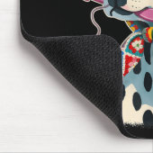 Oma-Quadrat-Dalmatiner Lustiger Dalmatiner-Hund Mousepad (Ecke)