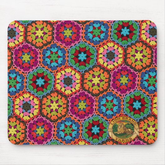 Oma-quadratische Mausunterlage Mousepad (Vorne)
