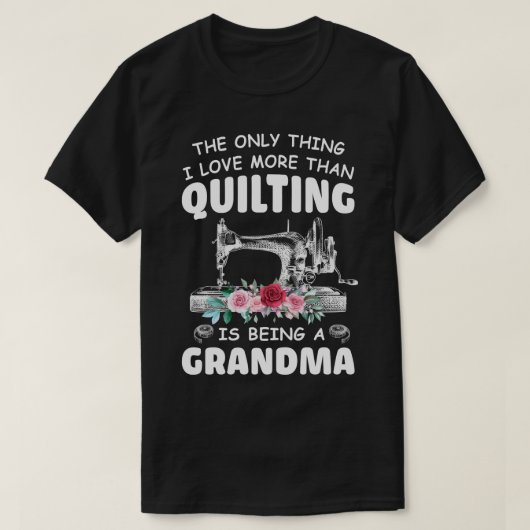 Oma Quilt Grandma Geschenk für Quilter & Quilter b T-Shirt (Design vorne)