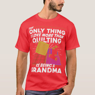 Oma Quilter Großmutter-Geschenk T-Shirt