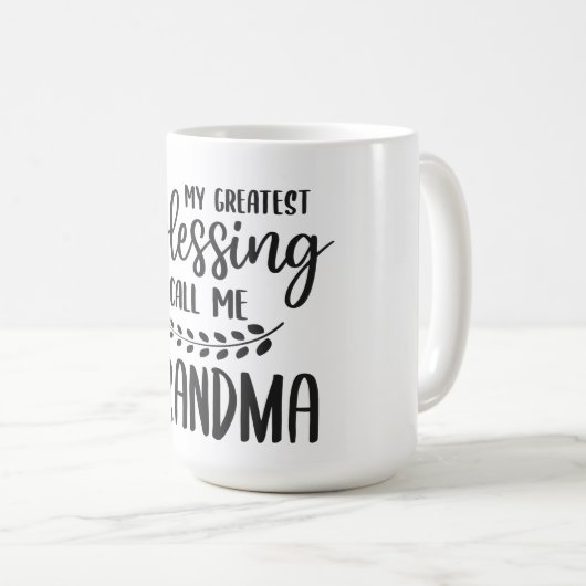 Oma Quote Coffee Tasse (VorderseiteRechts)