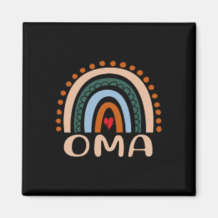 Oma Rainbow Grandma Niedlich Mütter Day Funny Oma Magnet