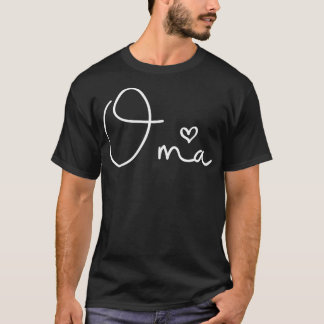 Oma Rainbow Women German Oma Christmas From Gr T-Shirt