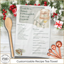 Oma Recipe | Butterscotch Personalisiert