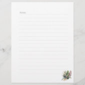 Oma Recipes | Rustikale Personalisierte Rezeptseit (Rückseite)