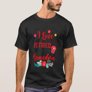 Oma Remüde Postarbeiterruhestätte Lady T-Shirt