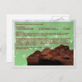 Oma-Rezept der alten Mode Postkarte (Vorne/Hinten)