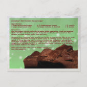 Oma-Rezept der alten Mode Postkarte (Vorderseite)