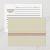 Oma-Rezept-Karte Postkarte (Vorne/Hinten)