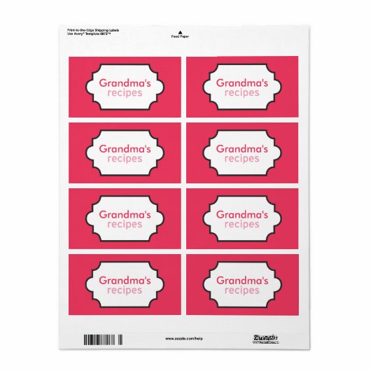 Oma-Rezeptorsammlung (Vorne)