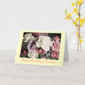 Oma-Rose Karte (Gelbe Blume)