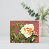 Oma Rose Postkarte (Stehend Vorderseite)