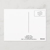 Oma Rose Postkarte (Rückseite)