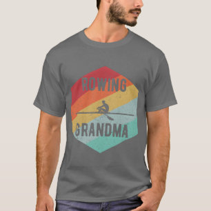 Oma rudert 70er-Ruderer lustig T-Shirt