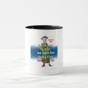 Oma sagt "Sei nett" Tasse