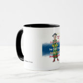 Oma sagt "Sei nett" Tasse (Vorderseite Links)