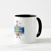 Oma sagt "Sei nett" Tasse (VorderseiteRechts)