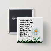 Oma Said Button (Vorne & Hinten)