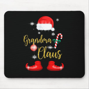 Oma Santa Claus Fun Familienweihnachtsjubiläen für Mousepad