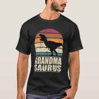 Oma Saurus T Rex Dinosaur Grandmasaurus Familie T-Shirt