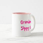 Oma-Schlampe Zweifarbige Tasse (VorderseiteRechts)
