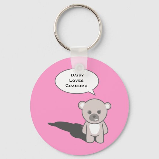Oma Schlüsselanhänger1(Personalisieren) Schlüsselanhänger (Vorderseite)