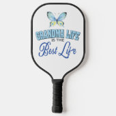 Oma Schmetterling  Pickleball Schläger (Rückseite)