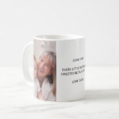 Oma Schwarzweiß-Foto 2 Kaffeetasse (Vorderseite Links)