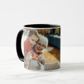 Oma Script Herzlichen Dank jeden Augenblick Foto Tasse (Vorderseite Links)