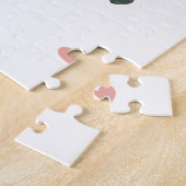 Oma Script Typografic Floral Wreath & Foto Puzzle (Seite)