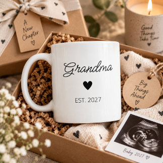 Oma seit. Erstes Mal Oma Geschenk Modern Kaffeetasse
