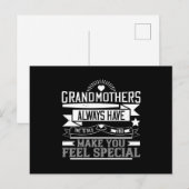 Oma - Sie fühlen sich besonders Postkarte (Vorne/Hinten)