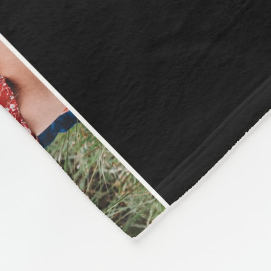 Oma Sie sind Phantastisch Foto Collage Personalisi Fleecedecke (Ecke)