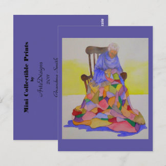 Oma Smith - Mini Collectible Prints Postkarte