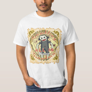 Oma-Socken-Affe Poker T-Shirt