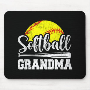 Oma Softball-Spielerin Spieltags-Mutter#39; #39;s Mousepad