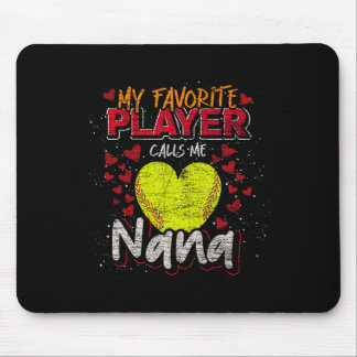 Oma Softll mein Lieblingsspieler nennt mich Nana a Mousepad