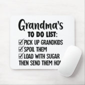 Oma soll Liste aufheben Enkel verwüsten Mousepad (Mit Mouse)