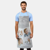 Oma Sprinkler uns mit Liebe Foto Collage Schürze (Getragen)