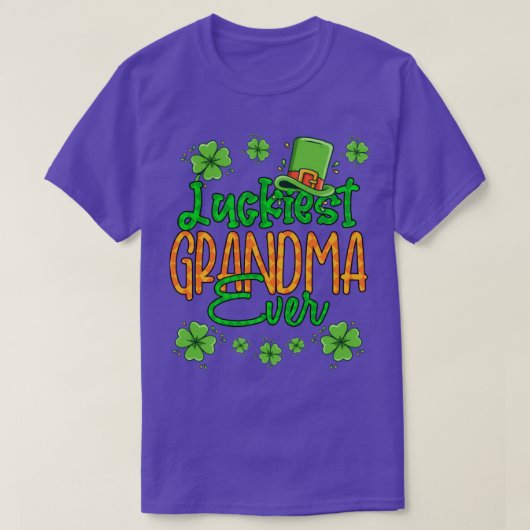 Oma St Patrick Day Luckiest Oma Ever St Pa T-Shirt (Design vorne)
