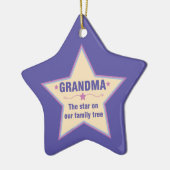 Oma Star Keramik Ornament (Links)