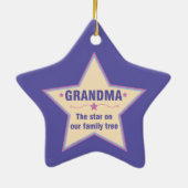 Oma Star Keramik Ornament (Hinten)