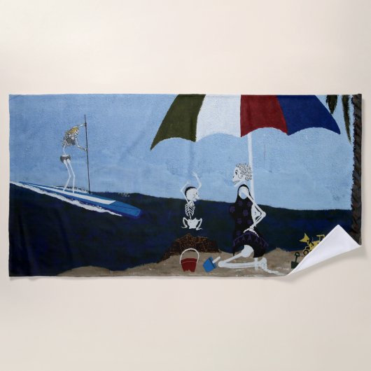 Oma Strandtuch (Vorderseite)