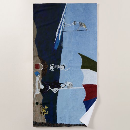 Oma Strandtuch (Vorderseite)