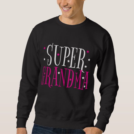Oma Super Granny Muttertagsgeschenk Sweatshirt (Vorderseite)